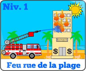 Jeu de camion de pompier niv1